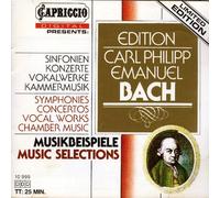 Barbara Schlick, Johanna Koslowsky - C.P.E. Bach Music Selections: SAMPLER: Symphonies, Concertos, Vocal Works, Chamber Music (UK Import)