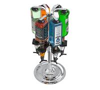 Barbarian - 4/6 bouteilles optiques rotatives pour bar à la maison - Support pour bouteille d'alcool, de vin, distributeur de boissons à l'envers