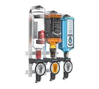 Barbarian Distributeur de Boissons Alcool Bar Butler 3/4/6 mesures Dosage 25 ML Bar de Maison (3 Bottle Professional)