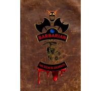 Barbarian. Murder Hobos: Roleplay Journal / notebook. Biker Style Patch 140 pages