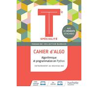 Barbazo – Cahier d'algo Mathématiques Terminales spécialité – Éd. 2020