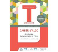 Barbazo – Cahier d'algo Mathématiques Terminales spécialité – Éd. 2020