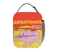 Barbazoo Animaux Isotherme Sacs à Lunch Grand Les Barbapapa Famille Lunch conteneur Sac Isotherme boîte à Lunch fourre-Tout Plage Pique-