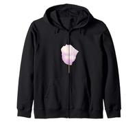 Barbe à papa rose Sweat à Capuche