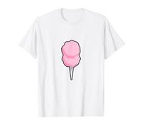 Barbe à Papa Rose T-Shirt Graphique avec Valeur, Homme, Blanc, L