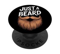 Barbe Juste Un Homme avec Une Barbe PopSockets PopGrip Adhésif