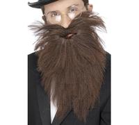 Barbe longue avec Moustaches (marron)