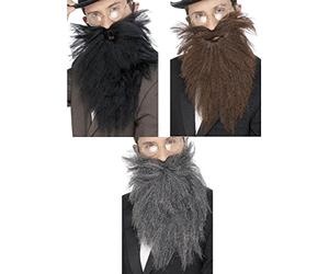 Barbe longue grise avec Moustaches