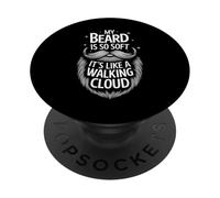 Barbe Ma Barbe est si Douce Que C'est comme Un Nuage Qui Marche PopSockets PopGrip Adhésif