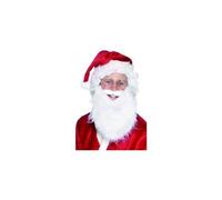 Smiffy's Barbe de Père Noël Économique Blanc Halloween Taille unique