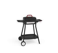 Barbecook Alexia 5111 barbecue électrique sur pied avec tablettes et roulettes, barbecue balcon, noir 84x55x97cm