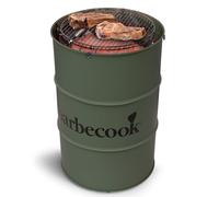 Barbecook Barbecue au Charbon de Bois Edson, Barbecue tonneau, Army Green, 60x60x90cm
