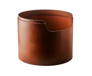 Barbecook Base Jack 60/75 en Acier corten diamètre 40 cm - Socle Solide pour Foyer et Cuisine extérieure, Brun