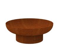 Barbecook Brasero Jack 60 – Acier Corten – 60 x 25 cm – Bois, briquettes en céramique