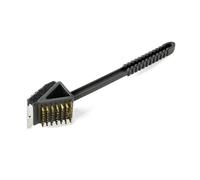 Barbecook Brosse 3-en-1 longue, plastique noir, 37 cm