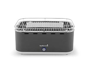 Barbecook Carlo barbecue de table au charbon, grille camping, Urban Grey, 44x33x21cm