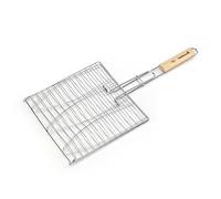 Barbecook Grille barbecue, Grille à poisson convient a griller 3 poissons, 59x28x2cm