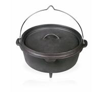 Barbecook Junko cocotte, marmitte en fonte, accessoire pour le barbecue bois, 9L