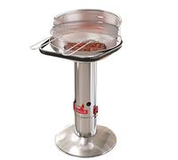 Barbecook Loewy 50 barbecue au charbon couleur métallique en inox Ø 47.5cm H 99cm 2234512000 Gris