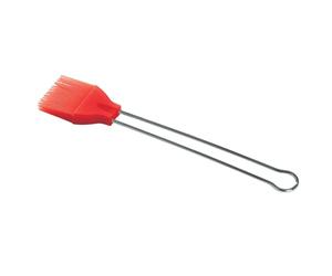 Barbecook Pinceau pour marinades, résistant à 250°C, Inox/Silicone Rouge, 23 cm