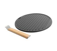 Barbecook Plancha Luca, système flexible plaque plancha en fonte, 30x30x1cm | Noir