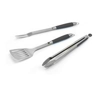 Barbecook Set d'ustensiles de barbecue INOX 44 cm avec poignée silicone