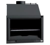 Barbecue Foyer FM Hogar BH-180 à encastrer avec Grille en Fonte