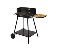Barbecue à charbon de bois SOMAGIC BASILIC - Cuve en fonte - Grille en acier chromé - Pour 10 convives - Dimensions grille: 50,5 x 33 cm - Fabriqué en France