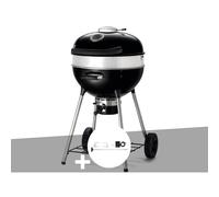 Barbecue à charbon charcoal kettle pro 57 cm + rôtissoire - napoleon