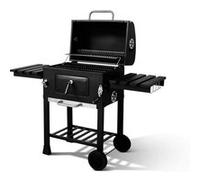 Cookingbox Barbecue charbon Clark – Ventilation réglable, grille en fonte, acier et finitions inox