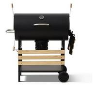 Barbecue à charbon COOKINGBOX Mike Evolution 142 x 57 x 112 cm 71 x 35 cm Noir (référence multicolore) G