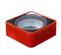 Barbecue à charbon, cuisinière à barbecue compacte pour usage extérieur | Mini grill pour barbecue - pour camping, cour, plage, jardin, maison, voyage, pique-nique, cuisine intérieure et extérieure