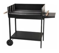 Barbecue à charbon de bois à double grilles Noir 106 x 52 x 92 cm