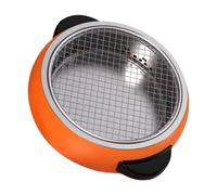 Barbecue à charbon de bois coréen portable en acier inoxydable pour le camping, la cuisine en plein air, barbecue à charbon pour les fêtes dans la cour