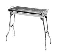 Barbecue à Charbon de Bois Inox,Grill Charbon de Bois XXL,Taille Grande BBQ Pliable Barbecue Grill,avec BBQ Grille en Acier,pour Barbecue de Jardin,Pique Nique,Camping