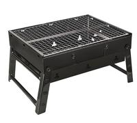 Barbecue à Charbon de Bois Portable Pliable Valise BBQ Camping Grill Vacance