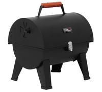 Barbecue à Charbon de Bois Portable Royal Gourmet - BBQ Grill Charbon en Fil d'Acier Émaillé - Surface Cuisson 44 x 31,8 cm - Noir