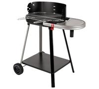 Barbecue à charbon de bois SOMAGIC VULCANO 2000 avec cuve en fonte, grille en acier chromé, soufflerie Turbomagic, sur chariot stable, pour 8/10 convives, dimensions 89x54x85 cm, poids 14 kg