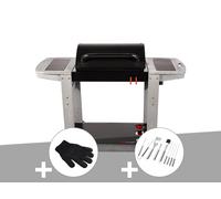 Barbecue à charbon Indiana + Gant + Malette 8 accessoires