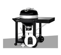 Barbecue à charbon kettle pro 57 cm sur chariot + housse de protection - napoleo