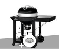 Barbecue à charbon Kettle Pro 57 cm sur chariot + Lot de 2 paniers à charbon - Napoleon