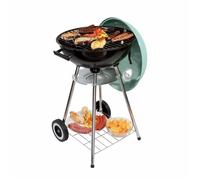 Barbecue à charbon - LIVOO DOC172VE - Acier émaillé - Surface cuisson 41 cm