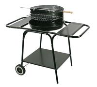 Barbecue à charbon - Master Grill & Party - MG906 - 46,5 cm - 2 étagères - Acier émaillé