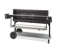 Barbecue à charbon Mechoui Le Marquier 120 x 32 sur chariot roulant