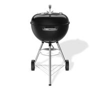 Weber Barbecue à charbon Original Kettle 47 cm – acier émaillé, One‑Touch, thermomètre, noir