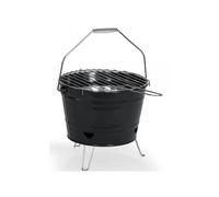 barbecue a charbon portable - - doc327n - inox - surface de cuisson ø Livoo