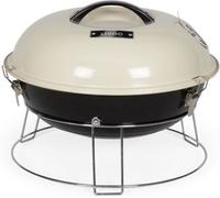 Barbecue a charbon portable - LIVOO - DOC301 - ø34 cm - Grille chromé - Hauteur 18 cm - Poignées - Loquets de sécurité