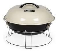 Barbecue a charbon portable LIVOO DOC301 ø34 cm Grille chromé Hauteur 18 cm Poignées Noir G