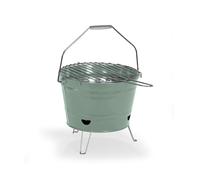 Livoo - Barbecue à Charbon Portable DOC327C - ø27 cm de Cuisson, Hauteur 24cm, Acier galvanisé
