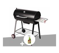 Barbecue à charbon sur chariot michigan + dégraissant pour barbecue - somagic